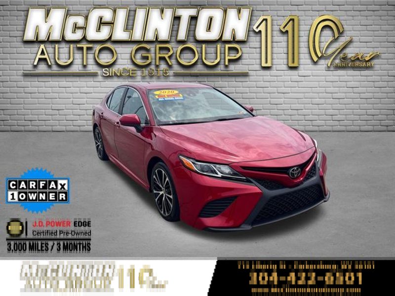 2020 Supersonic Red Toyota Camry SE Sedan