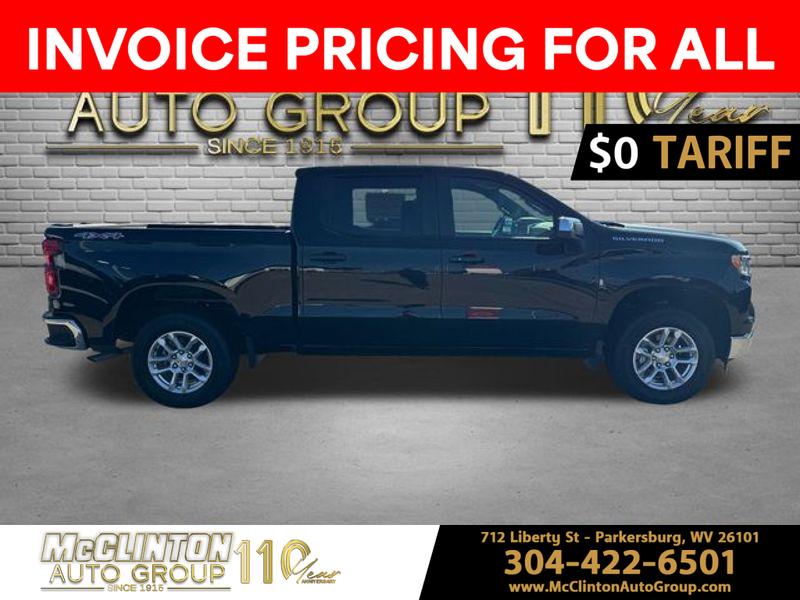 2025 Black Chevrolet Silverado 1500 LT 4X4 Truck
