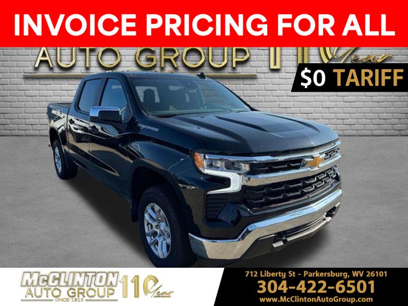 2025 Black Chevrolet Silverado 1500 LT 4X4 Truck