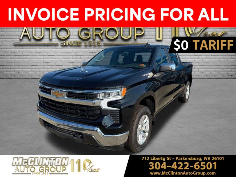 2025 Black Chevrolet Silverado 1500 LT 4X4 Truck