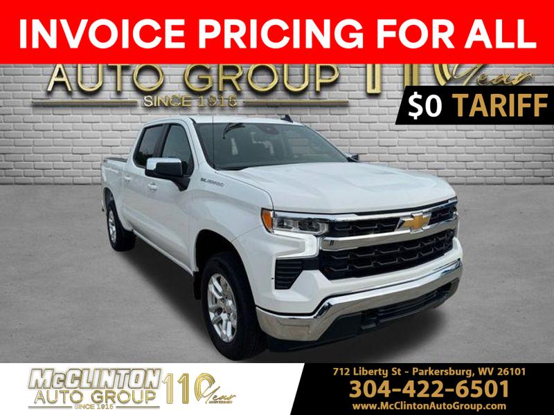 2025 Summit White Chevrolet Silverado 1500 LT Truck