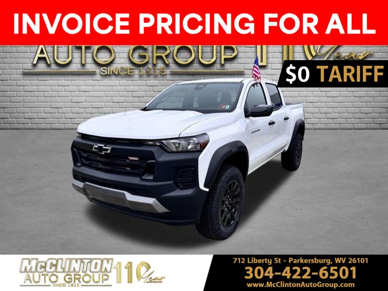 2025 Summit White Chevrolet Colorado 4WD Trail Boss 4X4 Truck