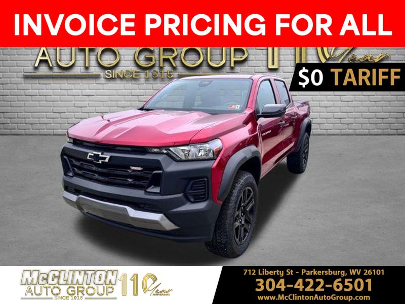 2025 Radiant Red Tintcoat Chevrolet Colorado 4WD Trail Boss 4X4 Truck