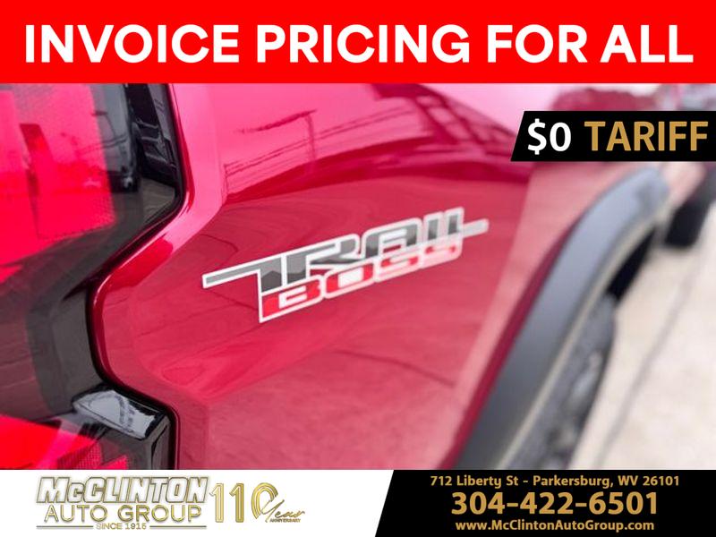 2025 Radiant Red Tintcoat Chevrolet Colorado 4WD Trail Boss 4X4 Truck