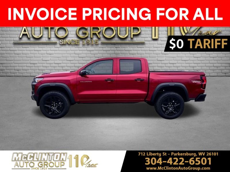 2025 Radiant Red Tintcoat Chevrolet Colorado 4WD Trail Boss 4X4 Truck