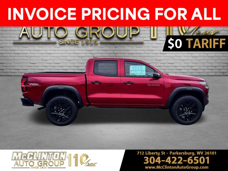 2025 Radiant Red Tintcoat Chevrolet Colorado 4WD Trail Boss 4X4 Truck