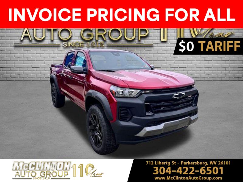 2025 Radiant Red Tintcoat Chevrolet Colorado 4WD Trail Boss Truck