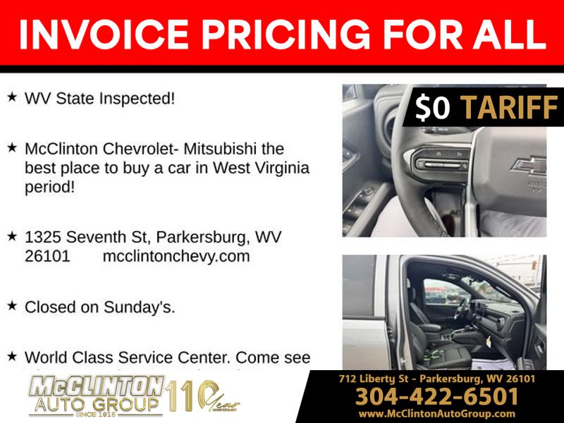 2025 Sterling Gray Metallic Chevrolet Colorado 4WD Trail Boss 4X4 Truck