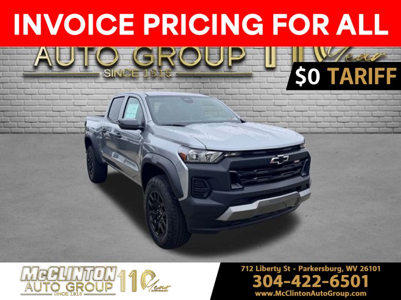 2025 Sterling Gray Metallic Chevrolet Colorado 4WD Trail Boss Truck