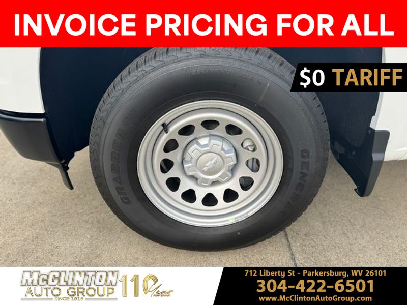 2025 Summit White Chevrolet Silverado 1500 Work Truck 4X4 Truck
