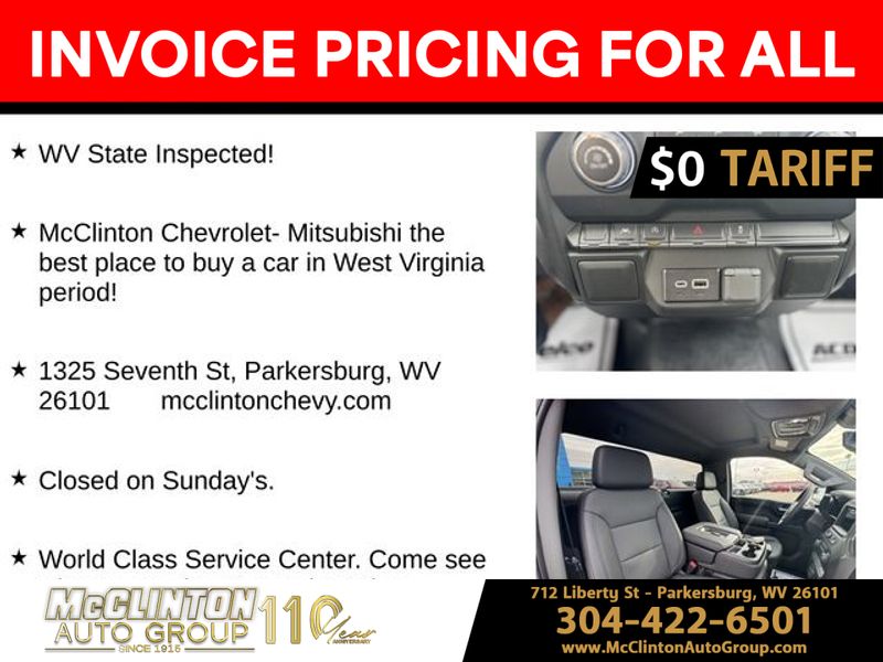 2025 Summit White Chevrolet Silverado 1500 Work Truck 4X4 Truck