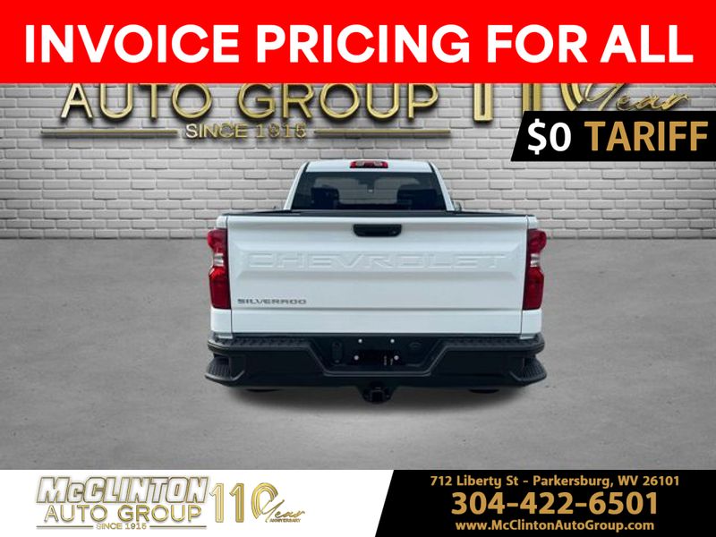 2025 Summit White Chevrolet Silverado 1500 Work Truck 4X4 Truck