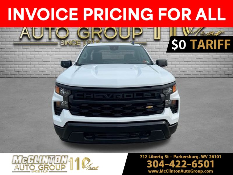 2025 Summit White Chevrolet Silverado 1500 Work Truck 4X4 Truck
