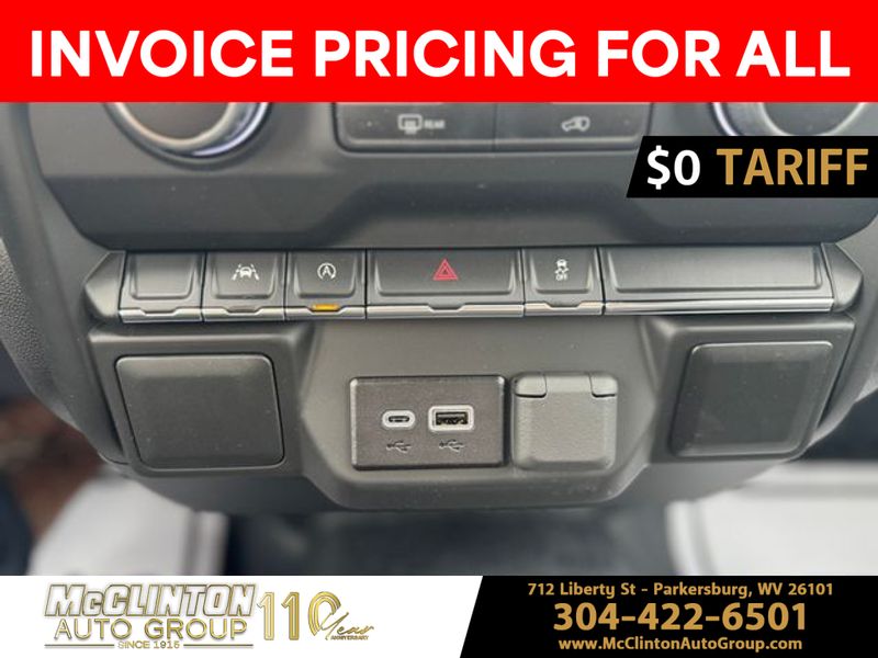 2025 Summit White Chevrolet Silverado 1500 Work Truck 4X4 Truck