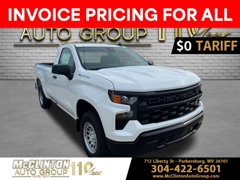 2025 Summit White Chevrolet Silverado 1500 Work Truck Truck