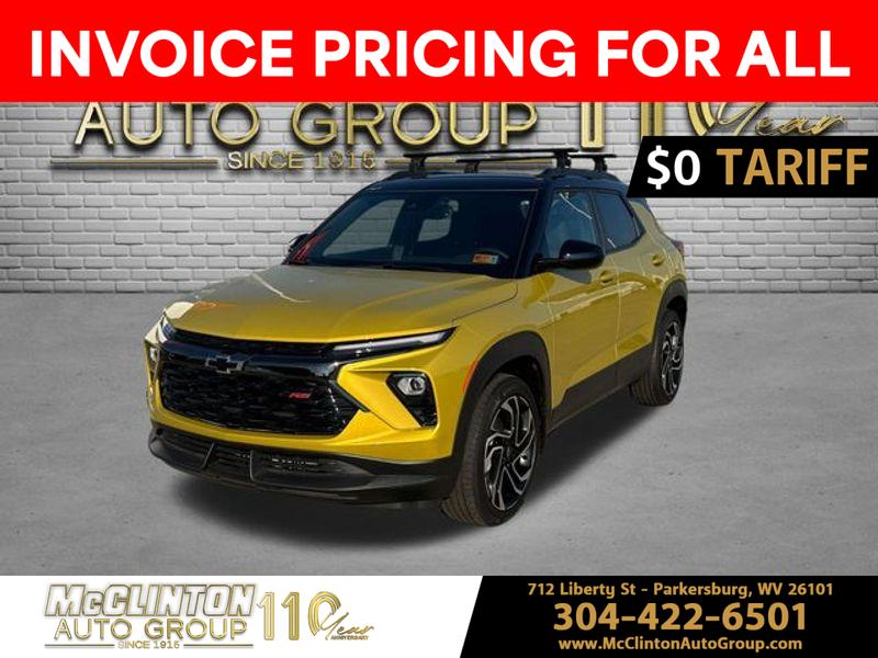 2025 Nitro Yellow Metallic Chevrolet Trailblazer RS AWD SUV