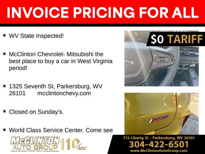 2025 Nitro Yellow Metallic Chevrolet Trailblazer RS AWD SUV