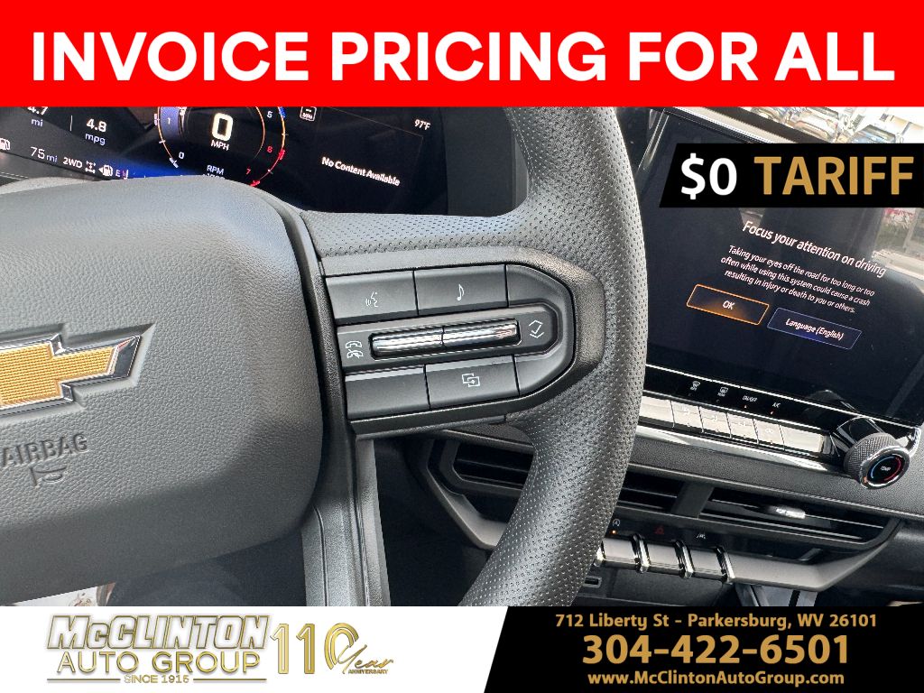 2025 Sterling Gray Metallic Chevrolet Colorado 4WD Work Truck 4X4 Truck