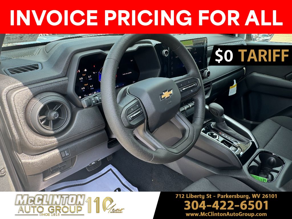 2025 Sterling Gray Metallic Chevrolet Colorado 4WD Work Truck 4X4 Truck