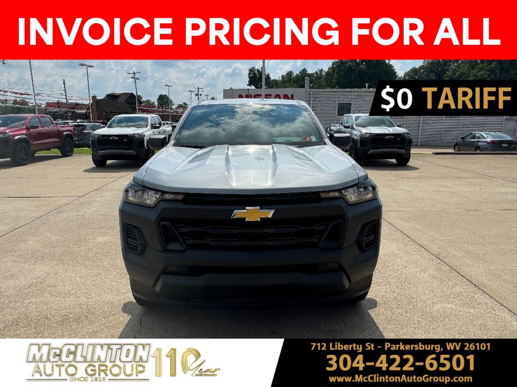 2025 Sterling Gray Metallic Chevrolet Colorado 4WD Work Truck 4X4 Truck