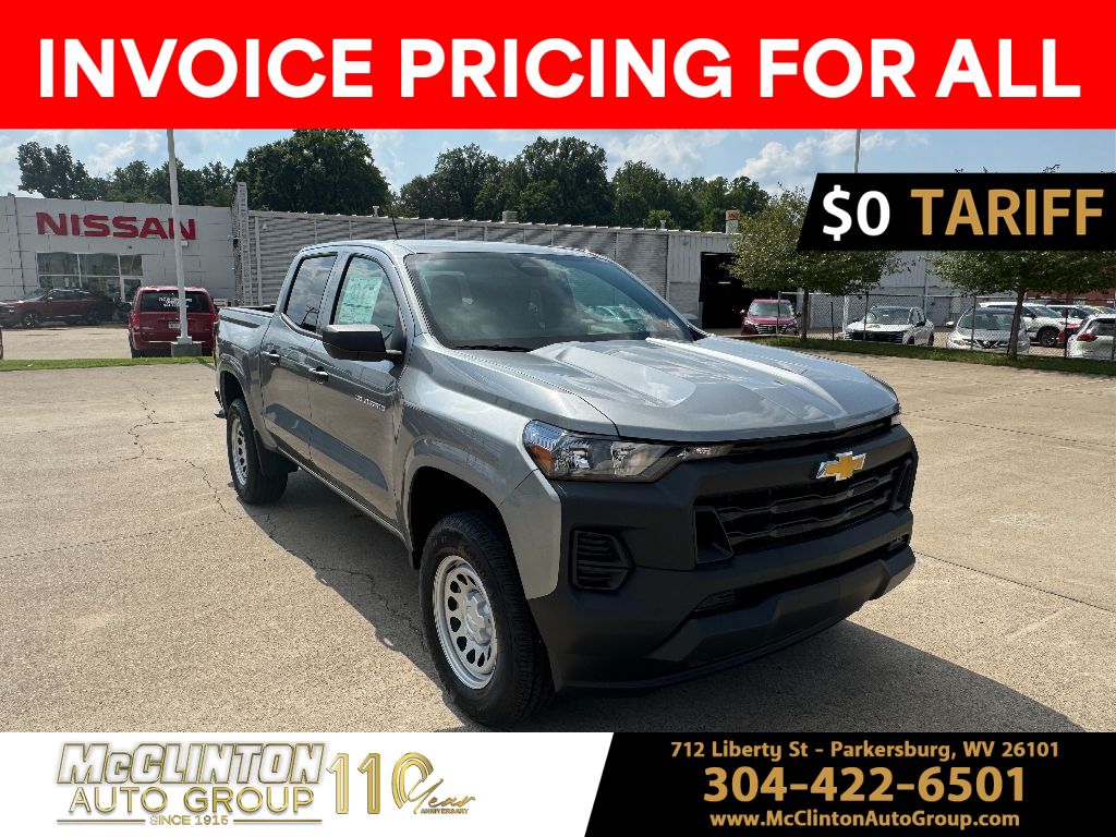 2025 Sterling Gray Metallic Chevrolet Colorado 4WD Work Truck 4X4 Truck