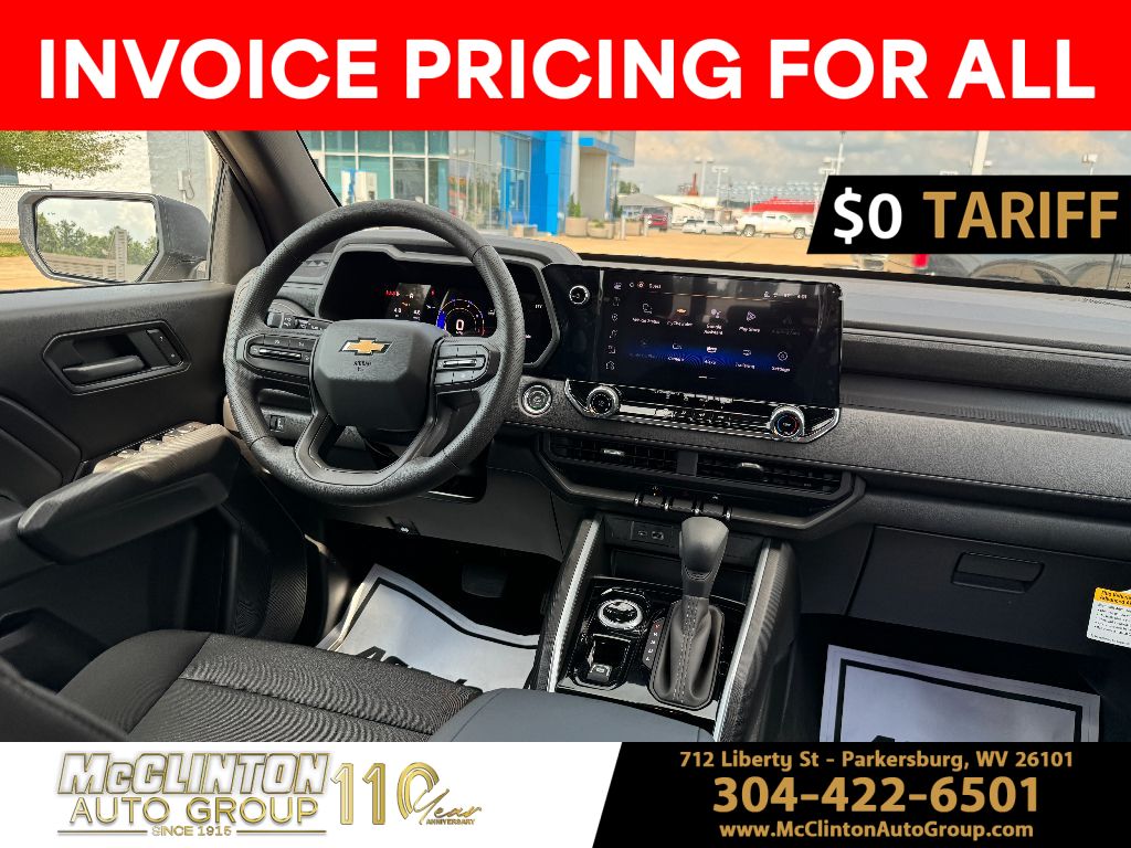 2025 Sterling Gray Metallic Chevrolet Colorado 4WD Work Truck 4X4 Truck