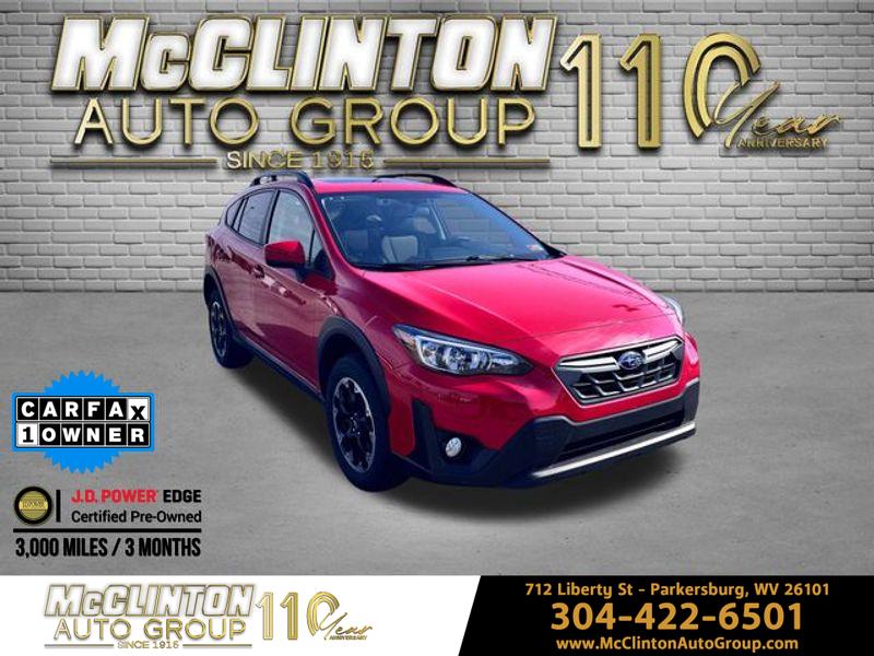 2023 Pure Red Subaru Crosstrek Premium SUV