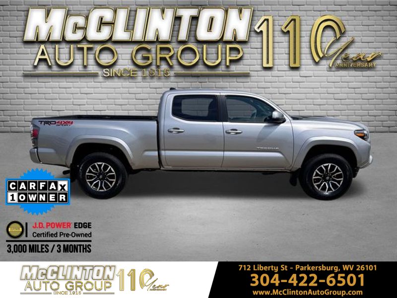 2021 Silver Sky Metallic Toyota Tacoma 4WD TRD Sport 4X4 Truck