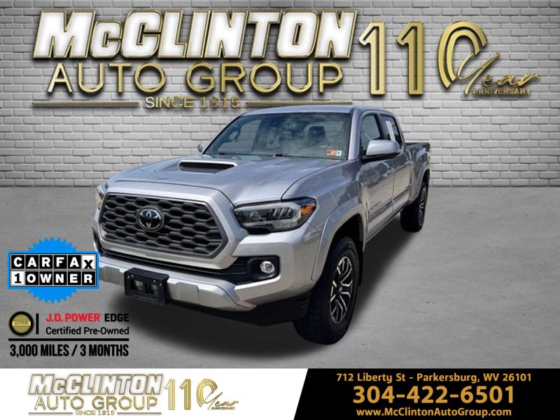 2021 Silver Sky Metallic Toyota Tacoma 4WD TRD Sport 4X4 Truck