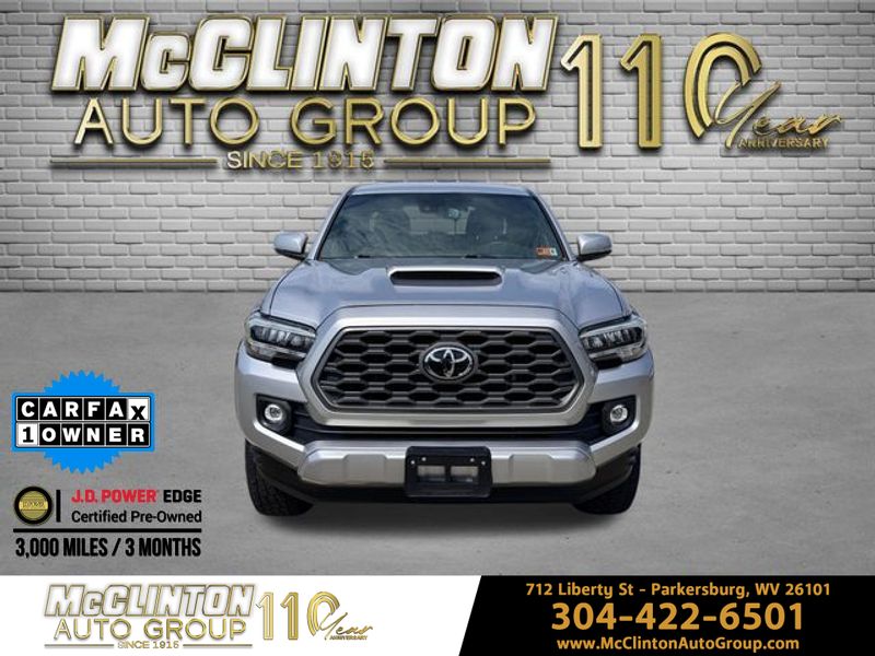 2021 Silver Sky Metallic Toyota Tacoma 4WD TRD Sport 4X4 Truck