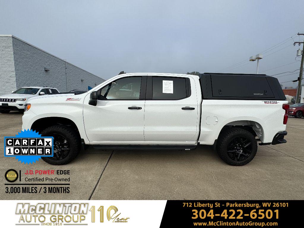 2024 Summit White Chevrolet Silverado 1500 LT Trail Boss 4X4 Truck