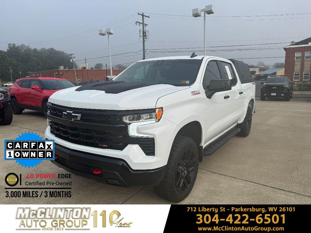 2024 Summit White Chevrolet Silverado 1500 LT Trail Boss 4X4 Truck