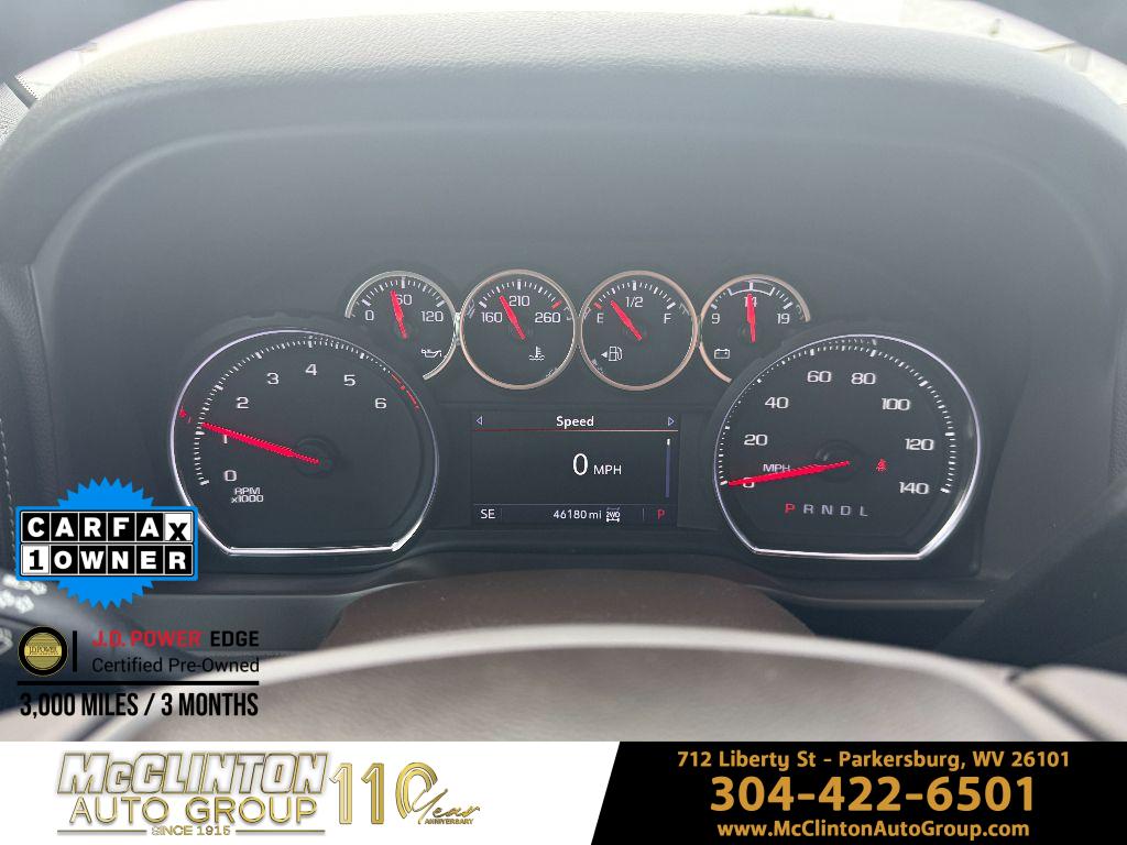 2021 Black Chevrolet Silverado 1500 LT Trail Boss 4X4 Truck