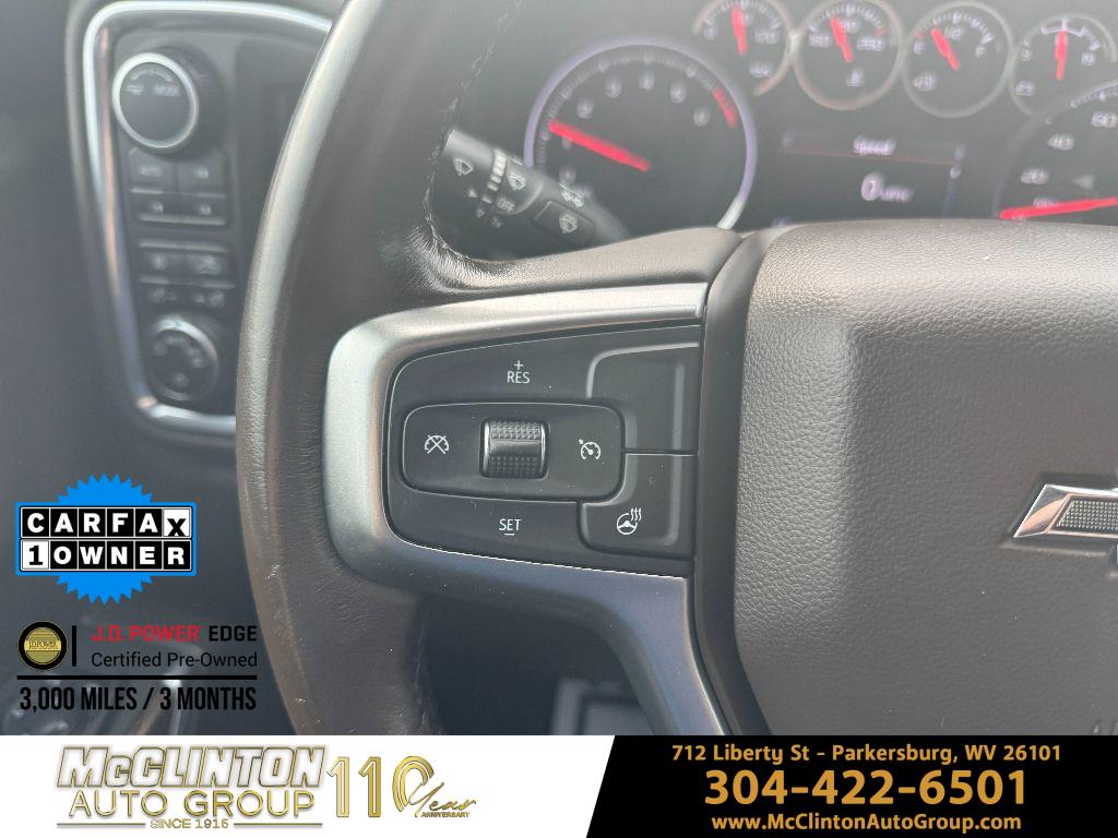 2021 Black Chevrolet Silverado 1500 LT Trail Boss 4X4 Truck