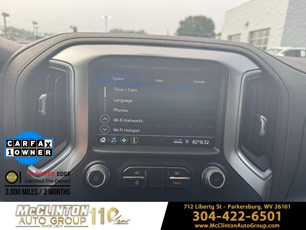 2021 Black Chevrolet Silverado 1500 LT Trail Boss 4X4 Truck