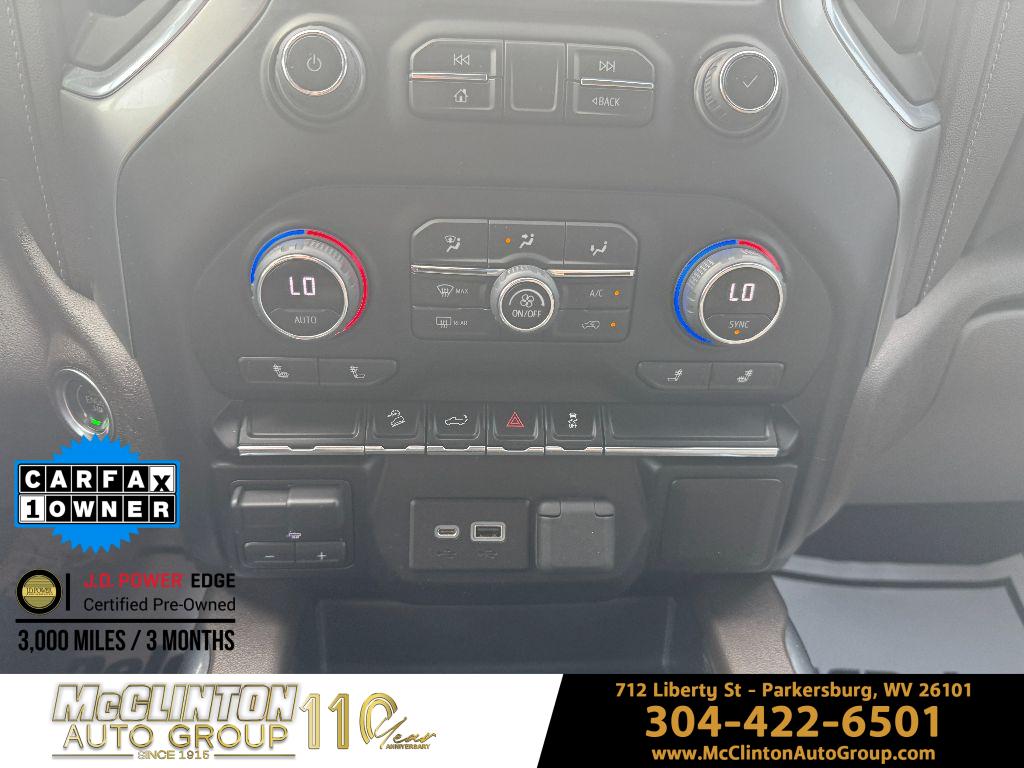 2021 Black Chevrolet Silverado 1500 LT Trail Boss 4X4 Truck