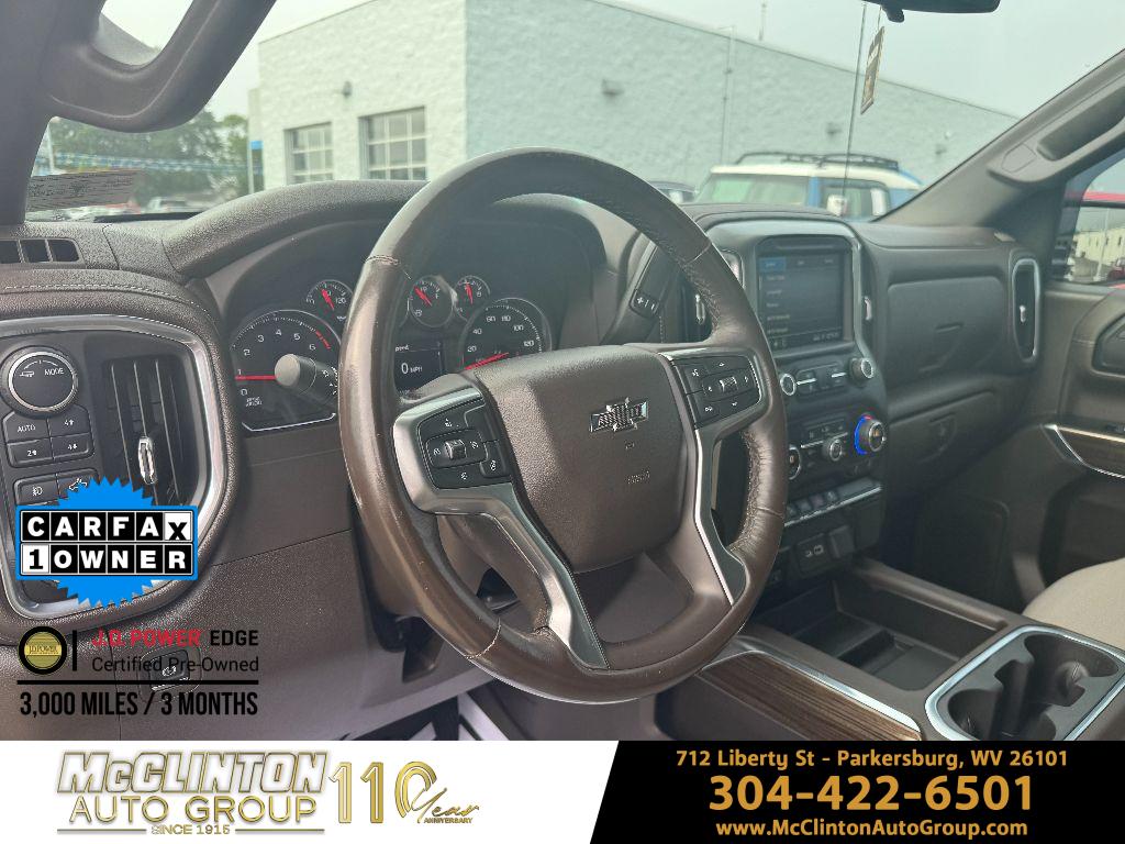 2021 Black Chevrolet Silverado 1500 LT Trail Boss 4X4 Truck