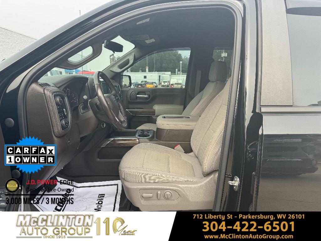 2021 Black Chevrolet Silverado 1500 LT Trail Boss 4X4 Truck