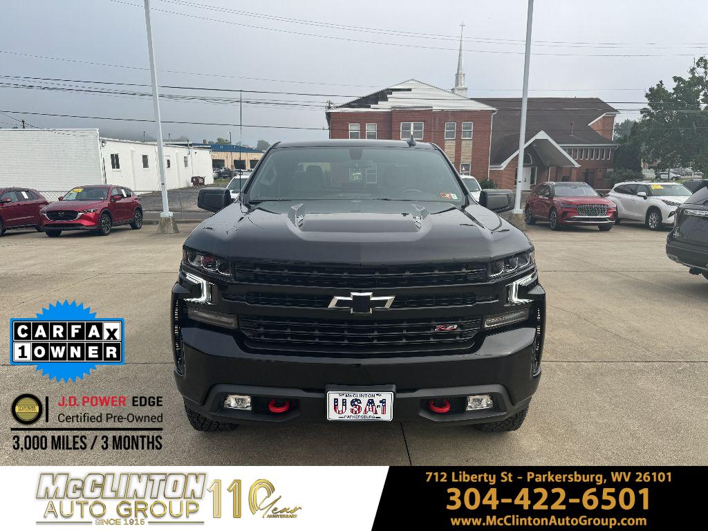 2021 Black Chevrolet Silverado 1500 LT Trail Boss 4X4 Truck
