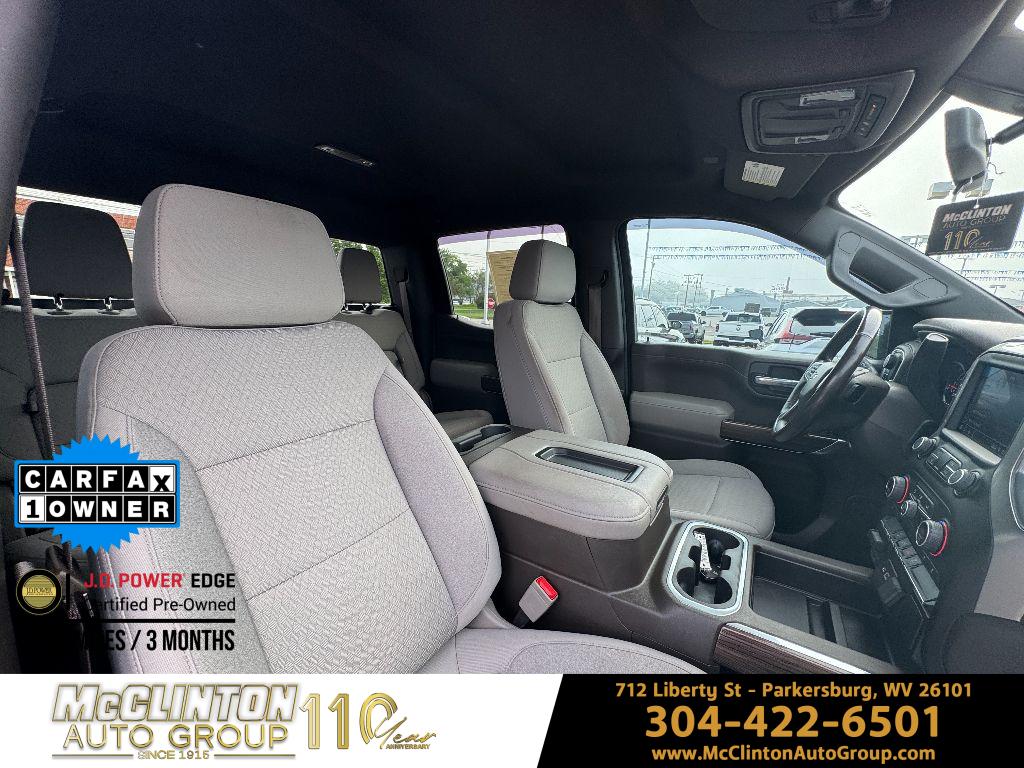 2021 Black Chevrolet Silverado 1500 LT Trail Boss 4X4 Truck
