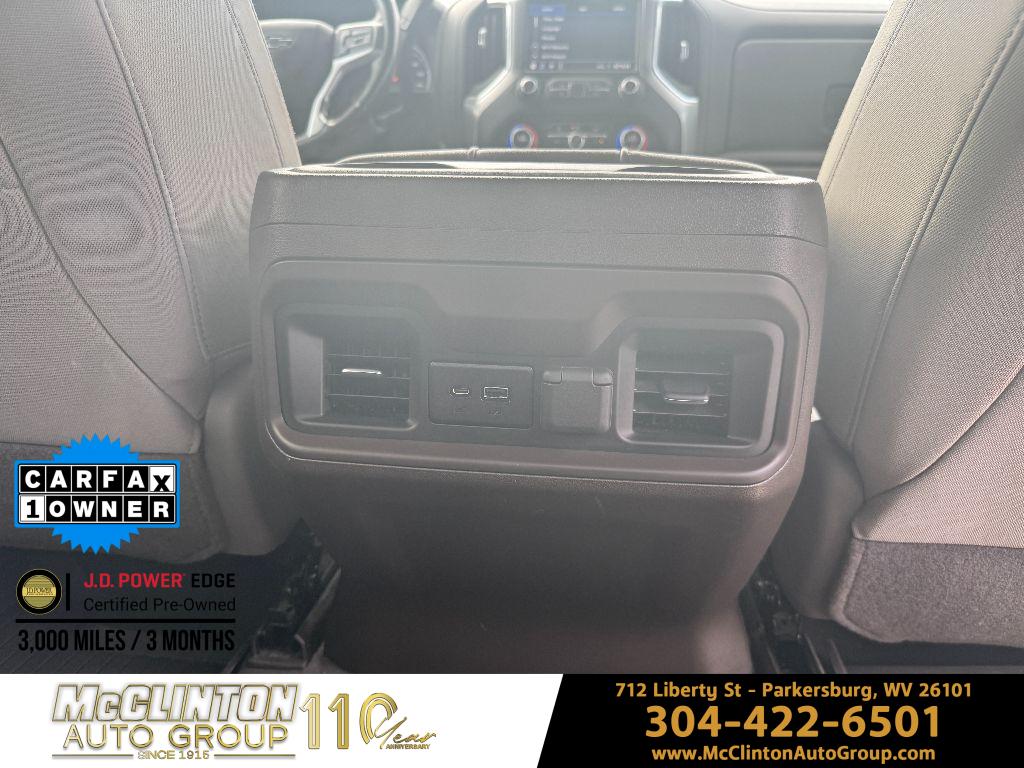 2021 Black Chevrolet Silverado 1500 LT Trail Boss 4X4 Truck