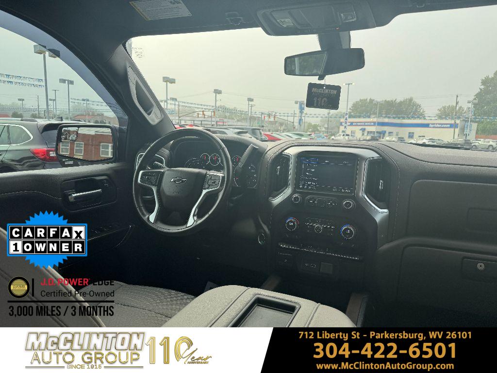 2021 Black Chevrolet Silverado 1500 LT Trail Boss 4X4 Truck