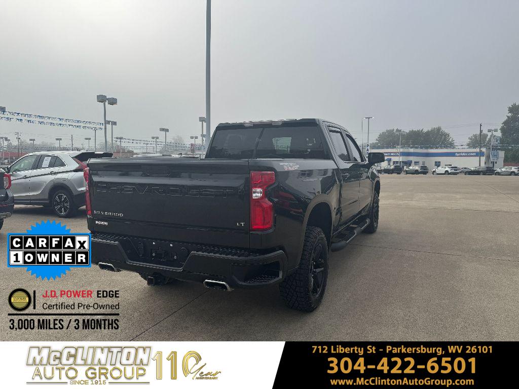 2021 Black Chevrolet Silverado 1500 LT Trail Boss 4X4 Truck