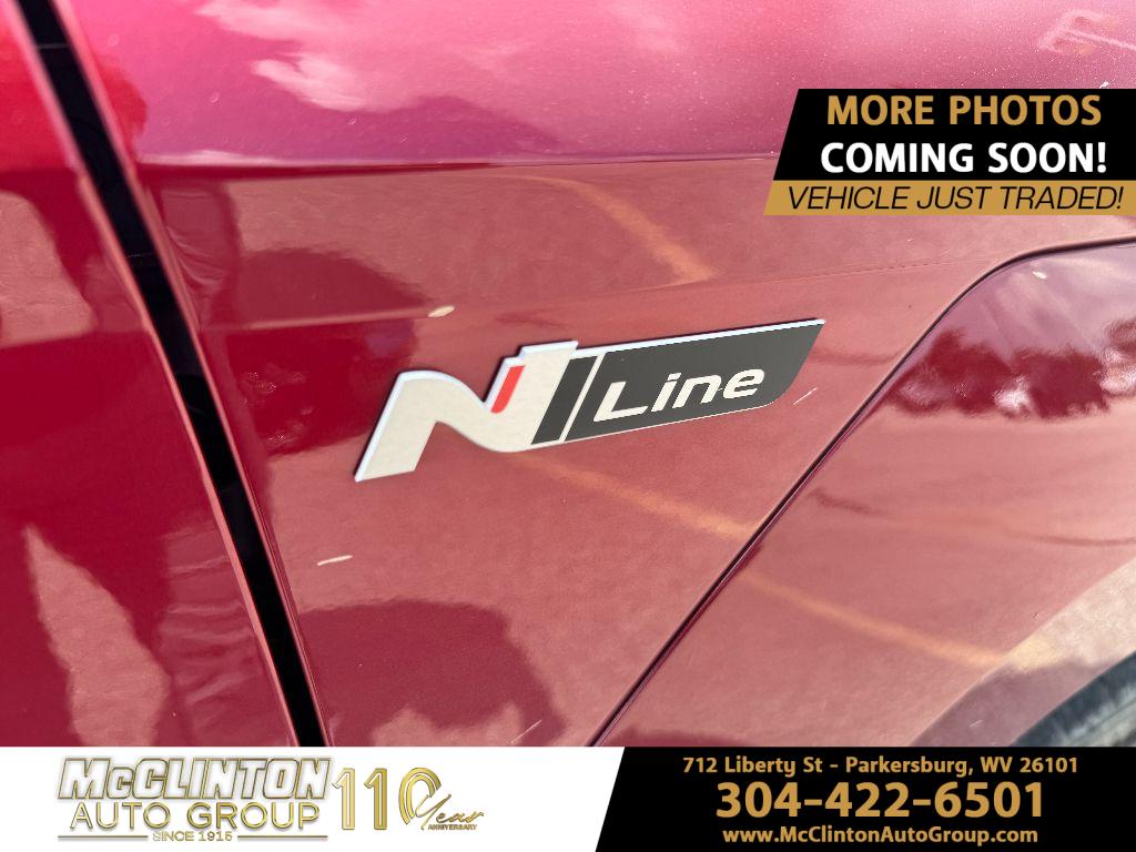 2024 Ultimate Red Metallic w/Black Roof Hyundai Kona N Line AWD