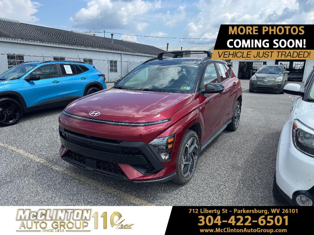 2024 Ultimate Red Metallic w/Black Roof Hyundai Kona N Line AWD