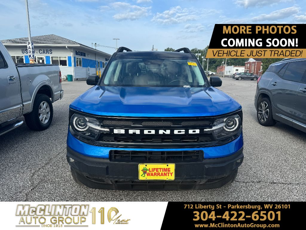 2022 Velocity Blue Metallic Ford Bronco Sport Outer Banks 4X4