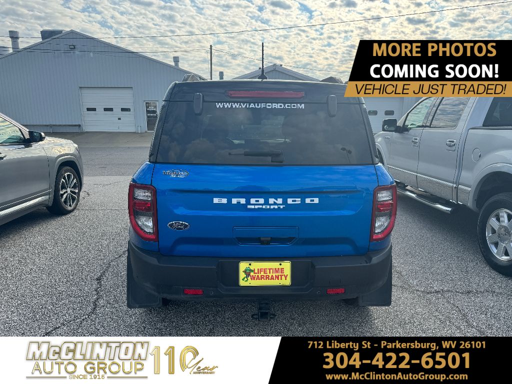 2022 Velocity Blue Metallic Ford Bronco Sport Outer Banks 4X4