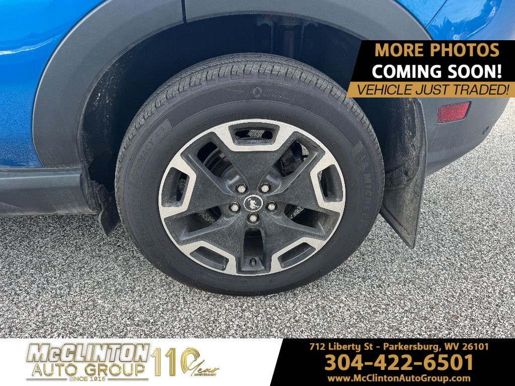2022 Velocity Blue Metallic Ford Bronco Sport Outer Banks 4X4