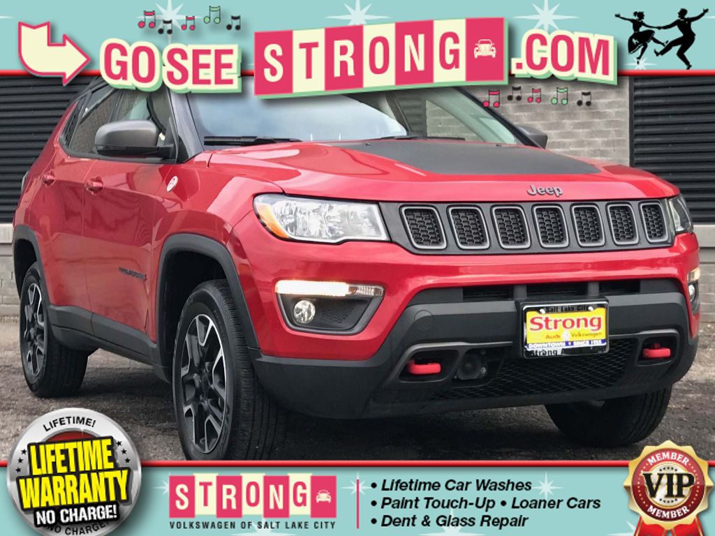 used 2021 Jeep Compass car, priced at $18,288